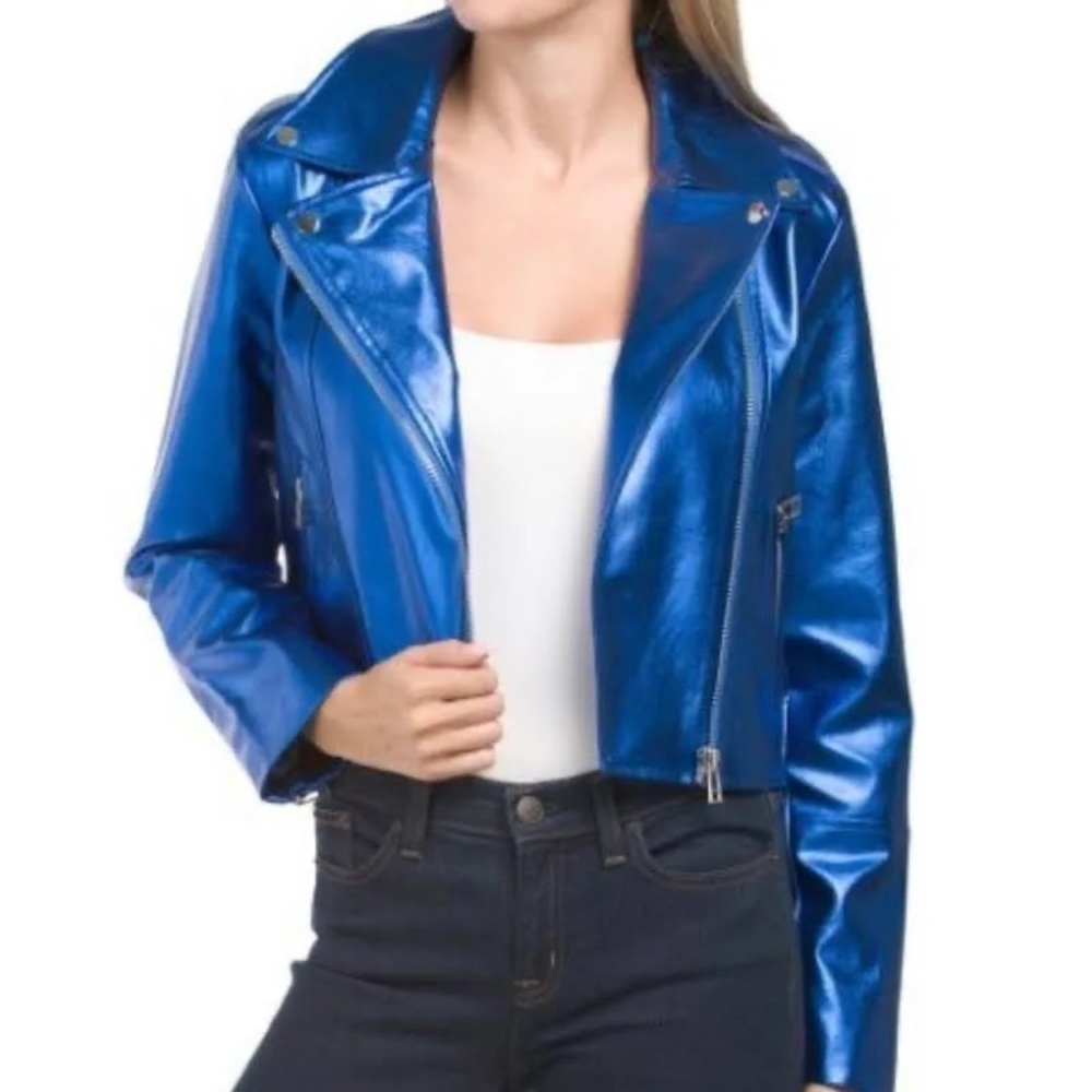 7 For all Mankind leather jacket